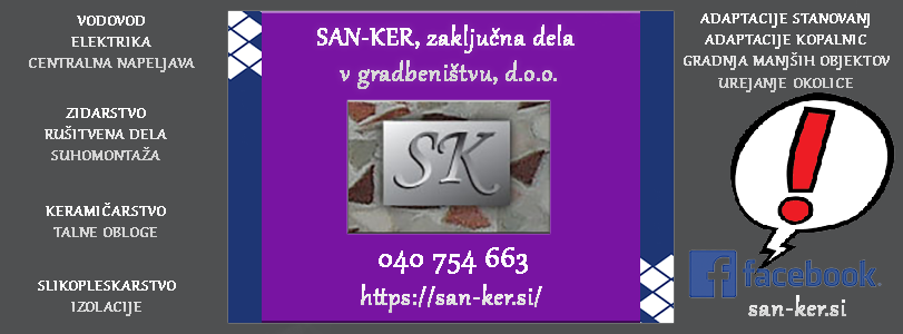 SAN-KER, zaključna dela v gradbeništvu, d.o.o.