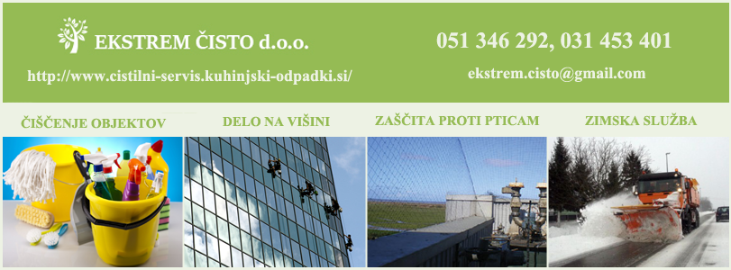Čistilni servis, EKSTREM ČISTO d.o.o.