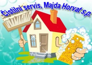 logo,cistilni servis, Majda Horvat s.p.