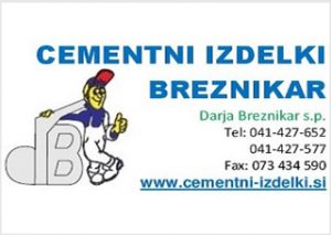LOGO, BREZNIKAR CEMENTNI IZDELKI
