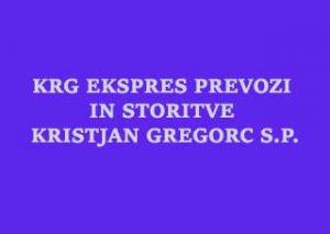 logo,KRG EKSPRES PREVOZI IN STORITVE KRISTJAN GREGORC S.P.