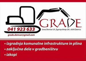 LOGO,GRADBENISTVO GRADE