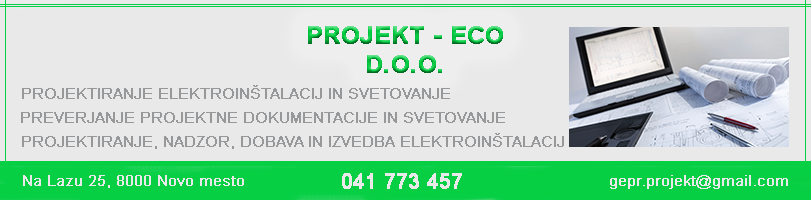 PROJEKT-ECO, projektiranje, inženiring in druge storitvene dejavnosti, d.o.o.